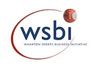 Logo of the Wharton Sports Business Initiative, featuring the acronym "wsbi" and a small basketball graphic.