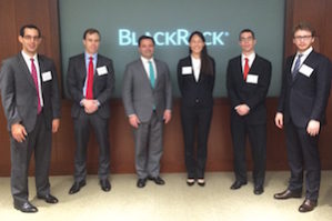 Eric Moore, PhD candidate at Wharton, 2nd from left